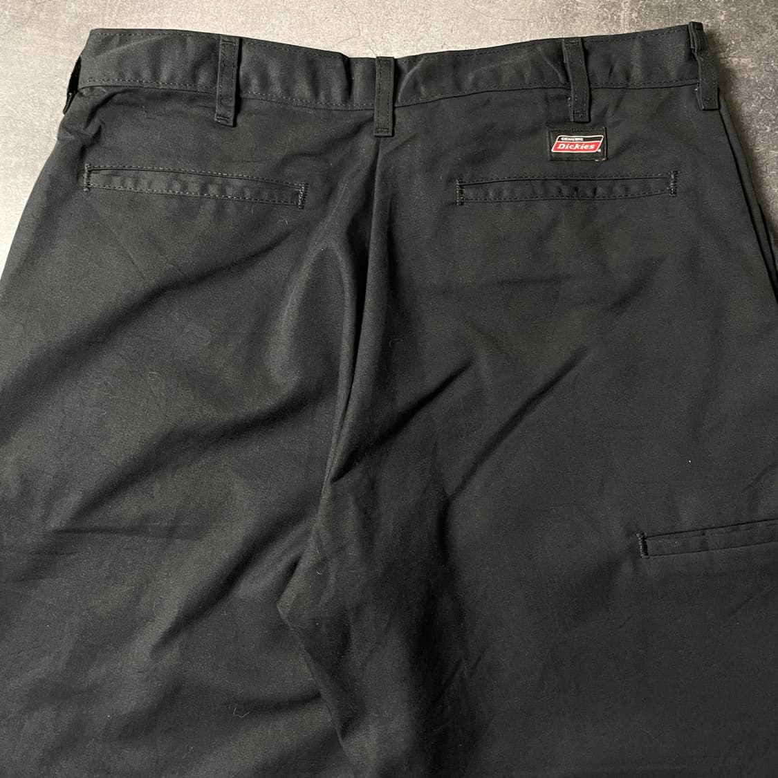 DICKIES 디키즈 빈티지 블랙 코튼 더블니 워크 팬츠 A00801 상품이미지7