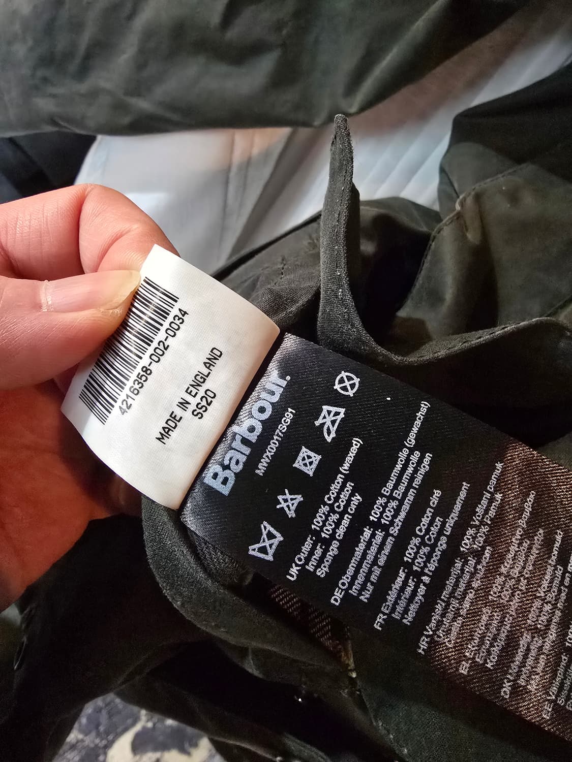 바버 뷰포트 자켓 올리브 상품이미지7