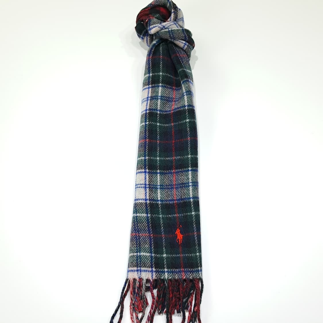 MX514 폴로 이태리판 울 양면 타탄 버팔로 체크 멀티 머플러 목도리 상품이미지5