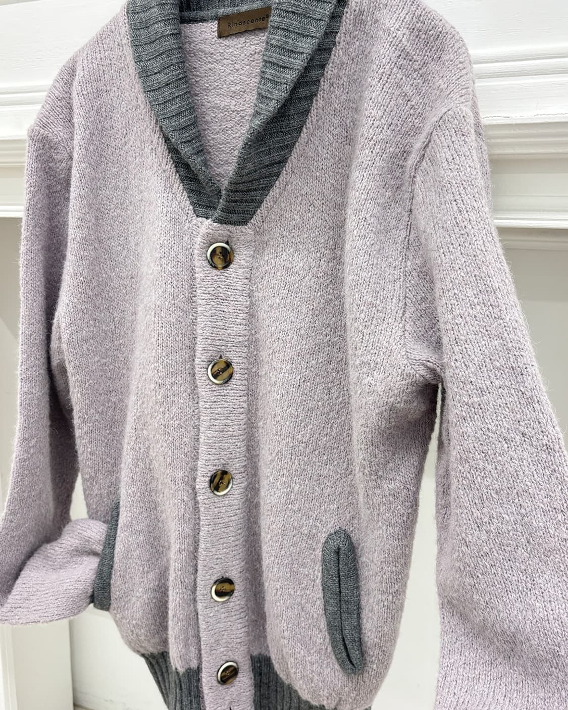 herish lavender charcoal point cardigan 상품이미지7