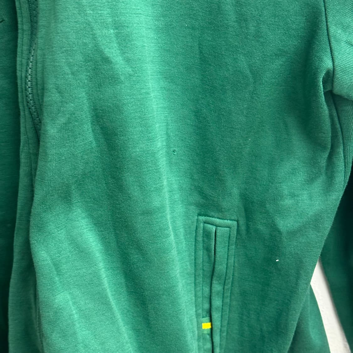 휴고보스 브라질 콜라보 그린 집업 자켓 M 상품이미지4