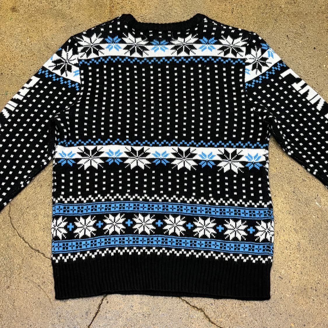 00s USA 빈티지 핑크플로이드 크리스마스 니트 밴드티 상품이미지8