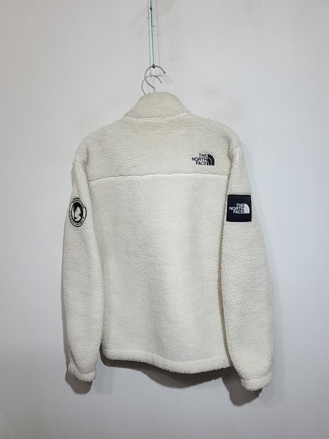 (M) 노스페이스 플리스 점퍼 아이보리 뽀글이 후리스 자켓  상품이미지8