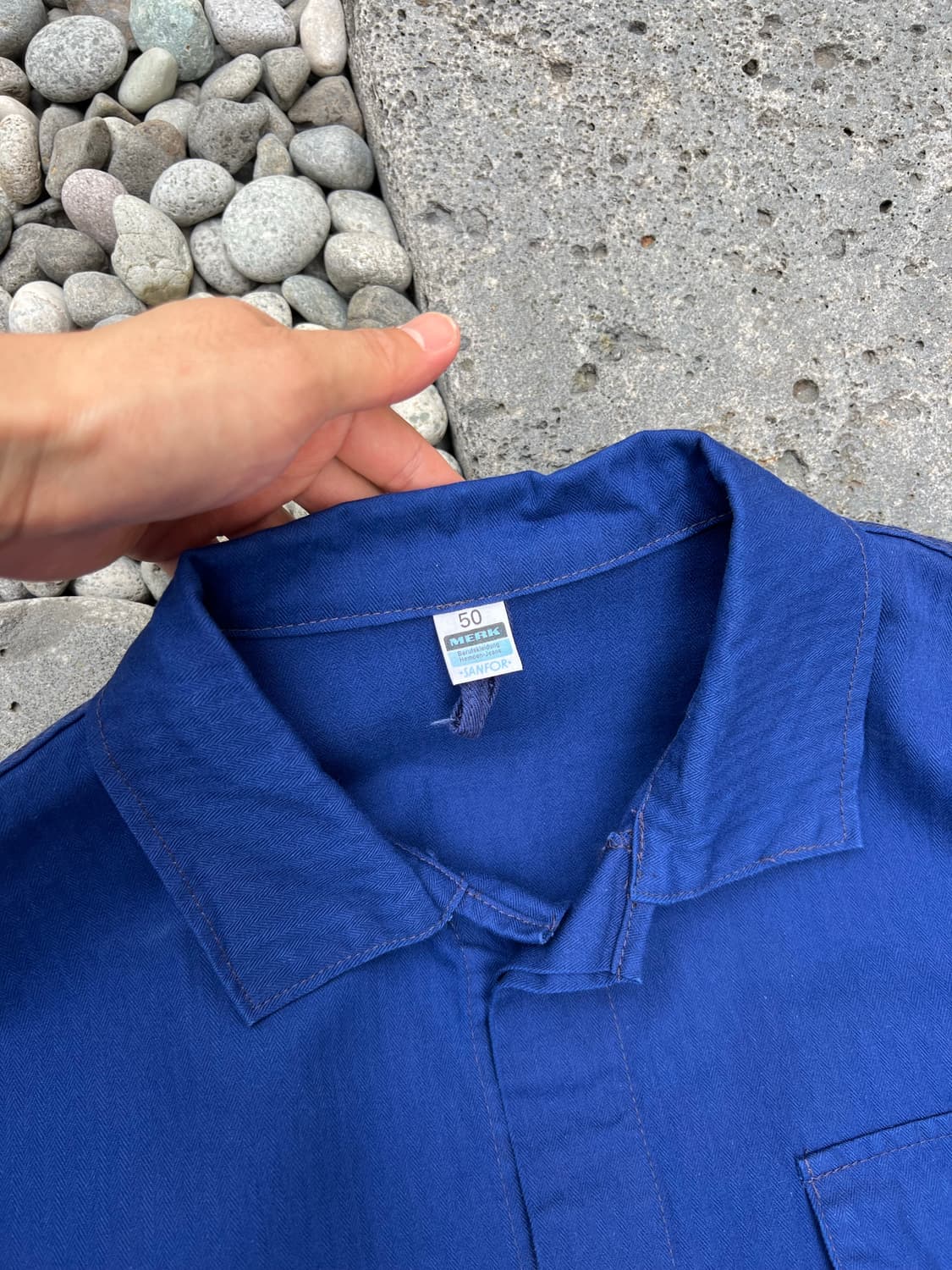 (DEADSTOCK)OLD VINTAGE HBT 헤링본트윌 프렌치워크자켓 상품이미지6