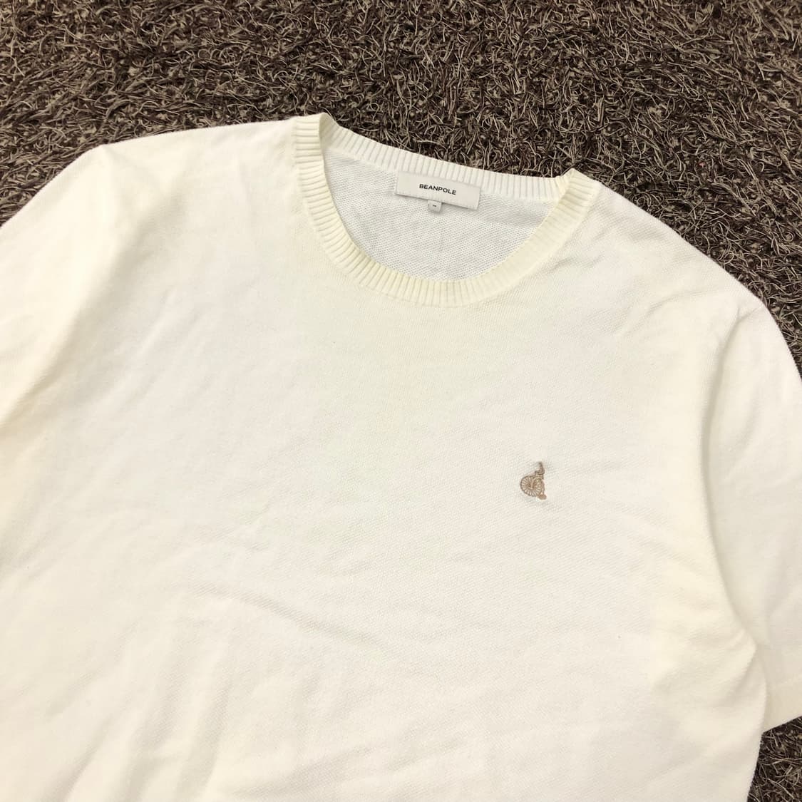 M 빈폴 신형 코튼 니트 반팔 티셔츠 상품이미지2