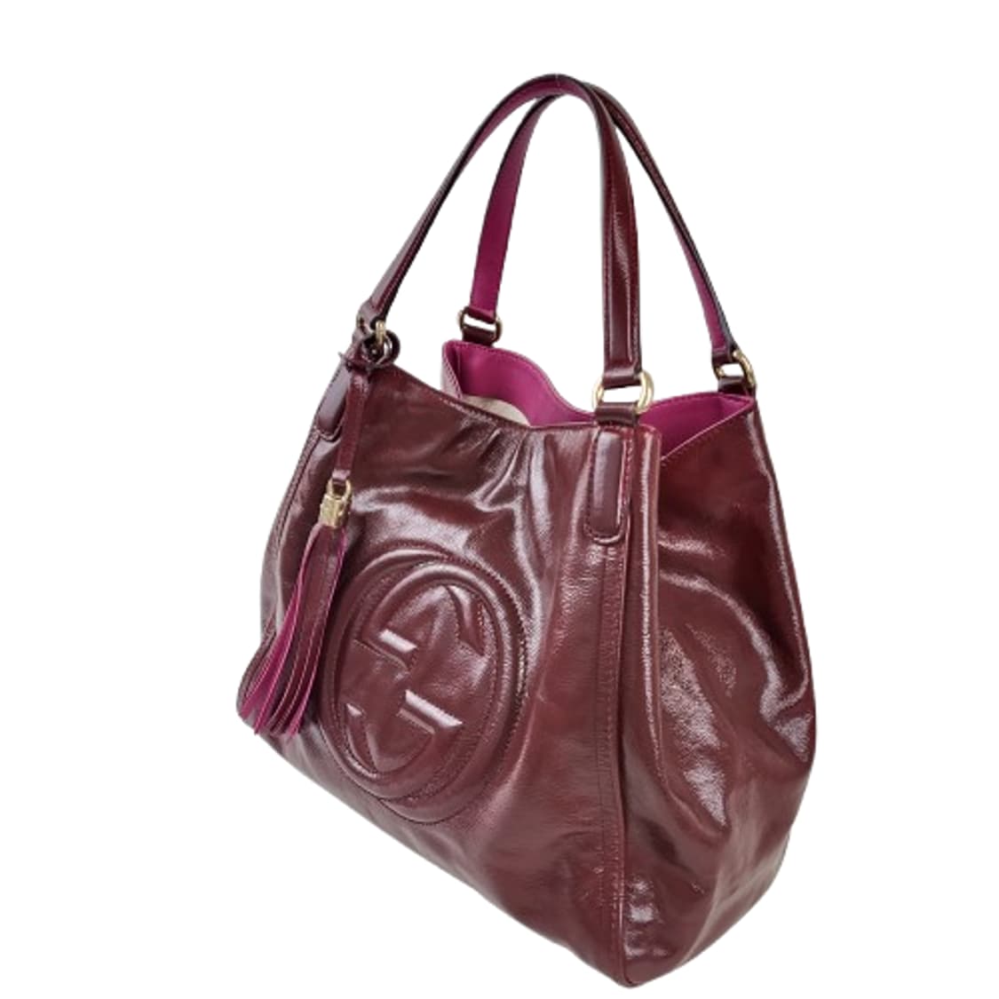 정품 구찌 소호 페이던트가죽 태슬 숄더백 상품이미지3