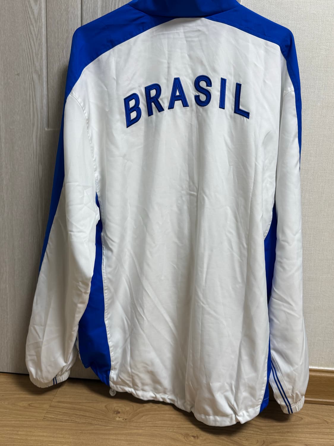 나이키 브라질 1998 리이슈 사커 레플리카 트랙 자켓 바람막이 M 상품이미지2