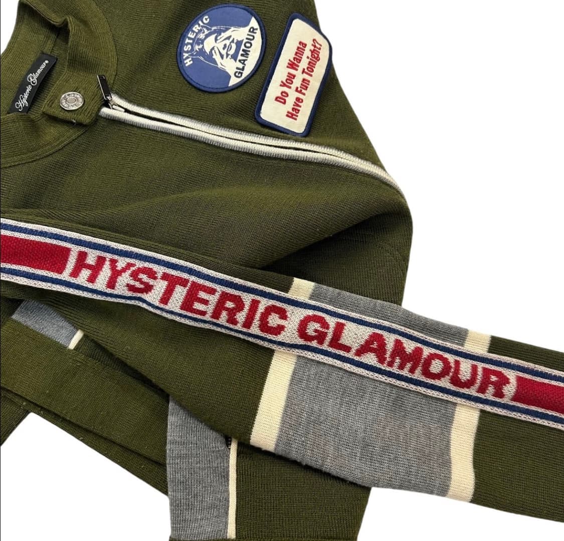 히스테릭글래머 니트 집업 상품이미지3