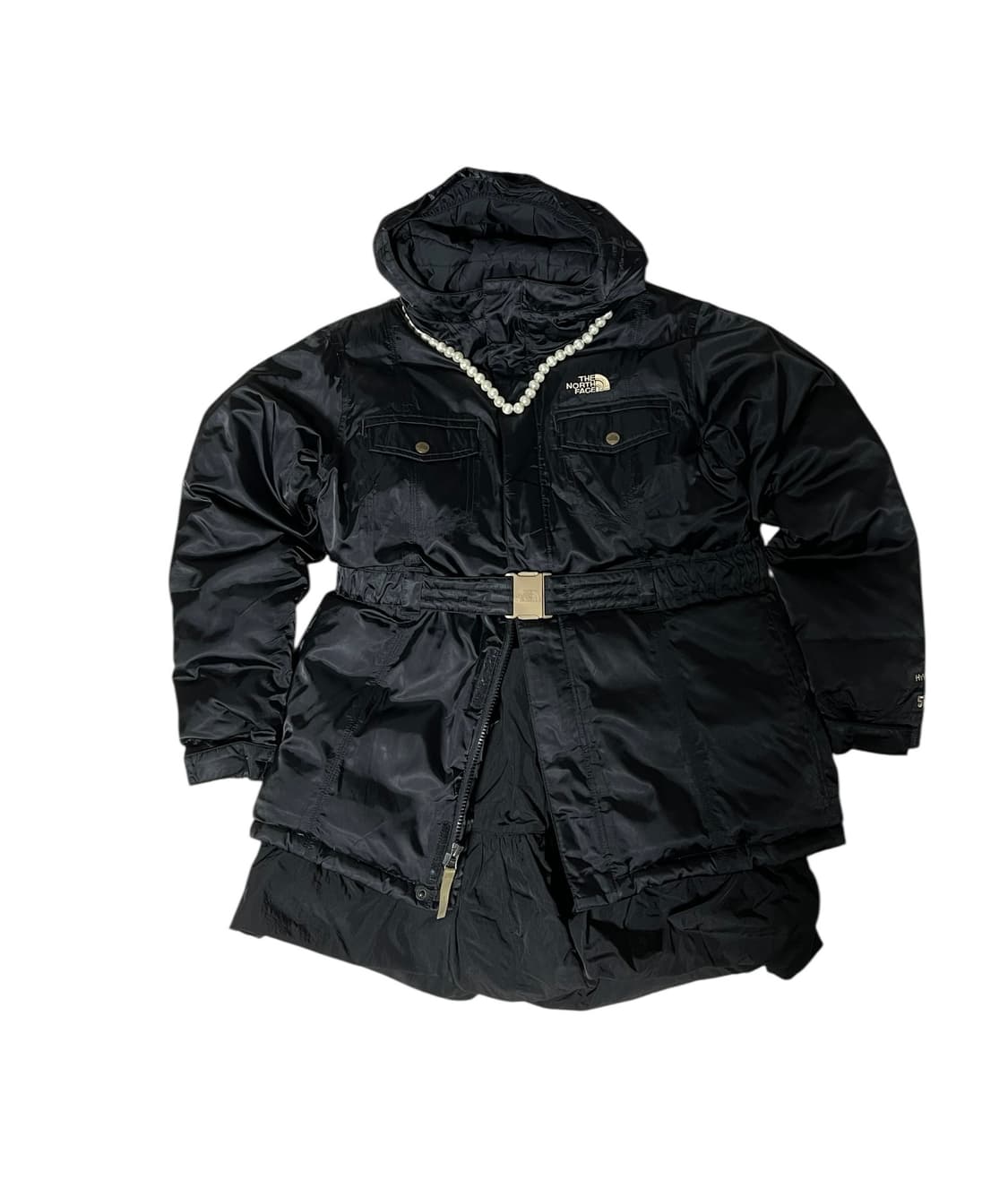 노스페이스 여성 HYVENT 550 롱패딩 블랙 상품이미지2