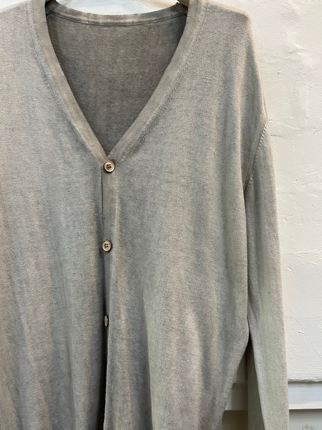 Daggs 코튼 가디건 그레이 XL 상품이미지5