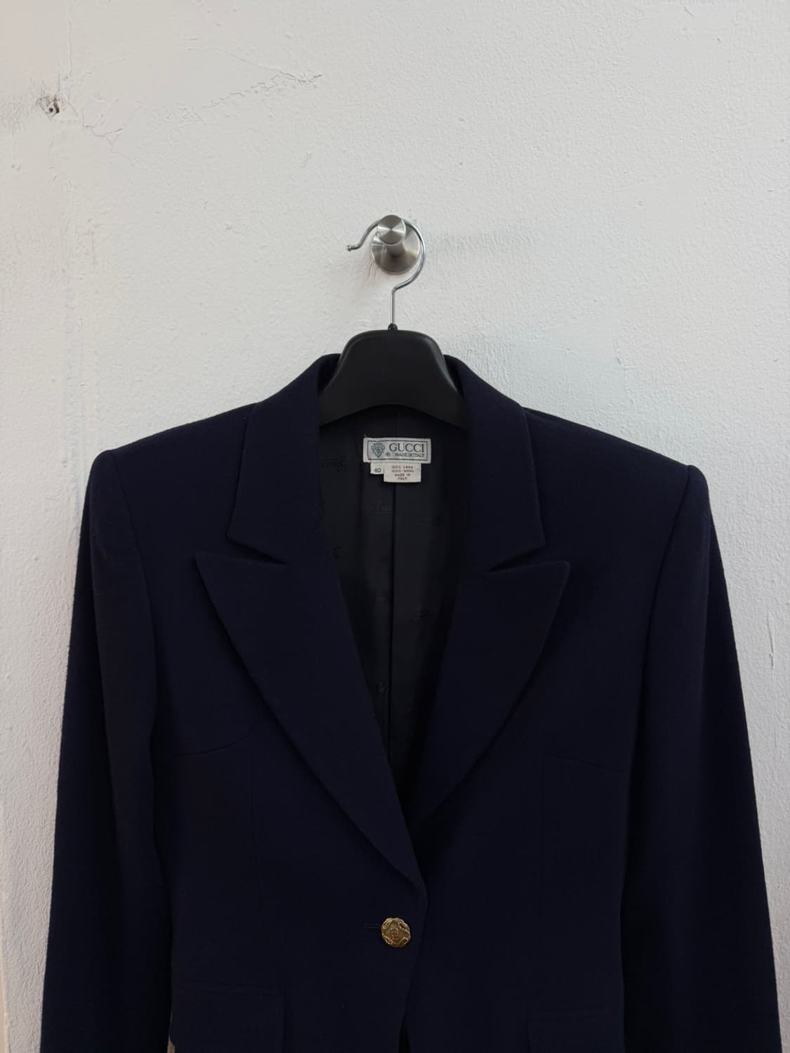 구찌 네이비 금장 블레이져 상품이미지3