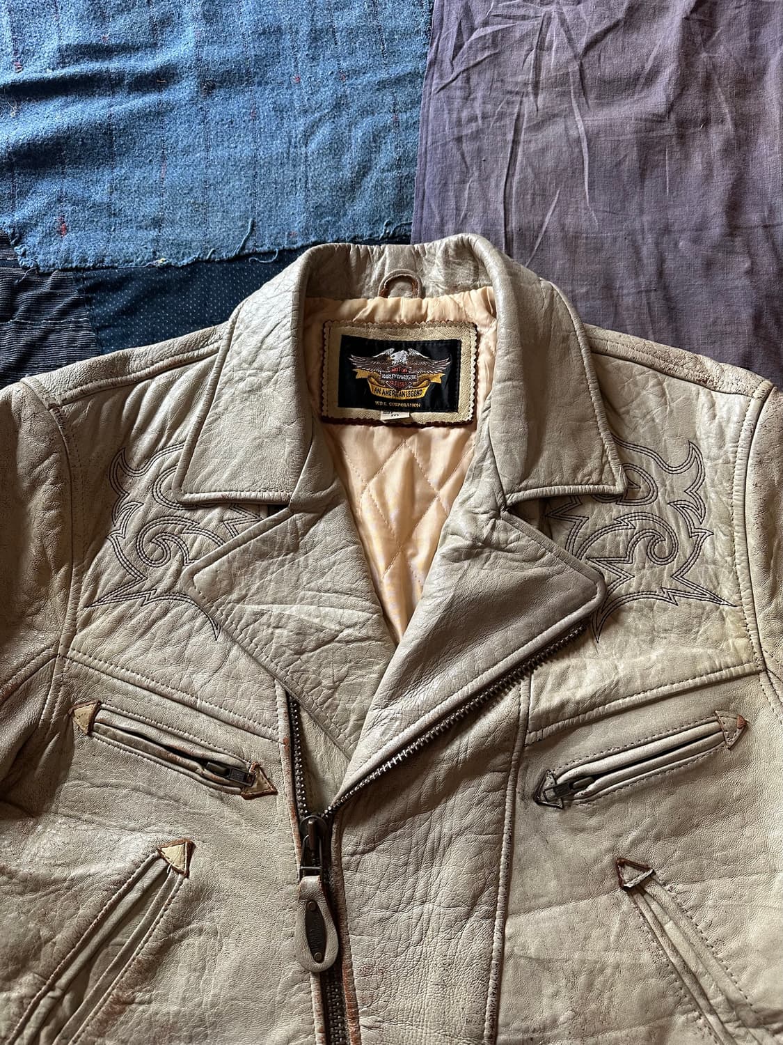 Vintage Harley Davidson Leather Jacket 상품이미지2