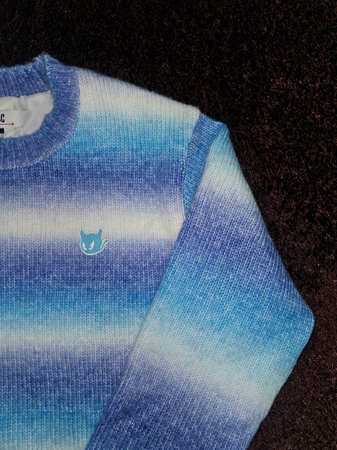 WAAC 왁 남성 그라데이션 니트 S 사이즈 정품 상품이미지4