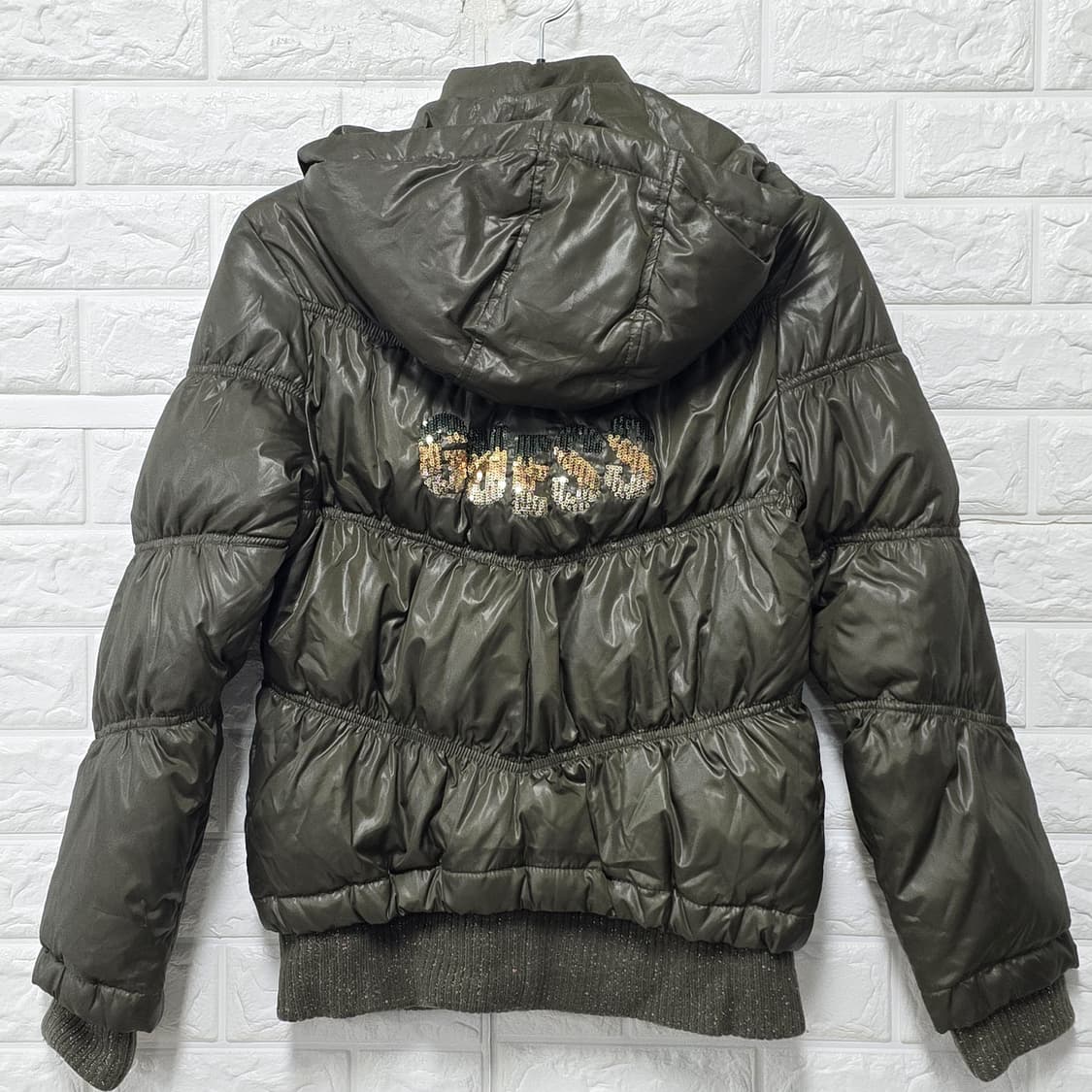 택포_ 게스 Guess 패딩 다운 숏패딩 S 상품이미지4