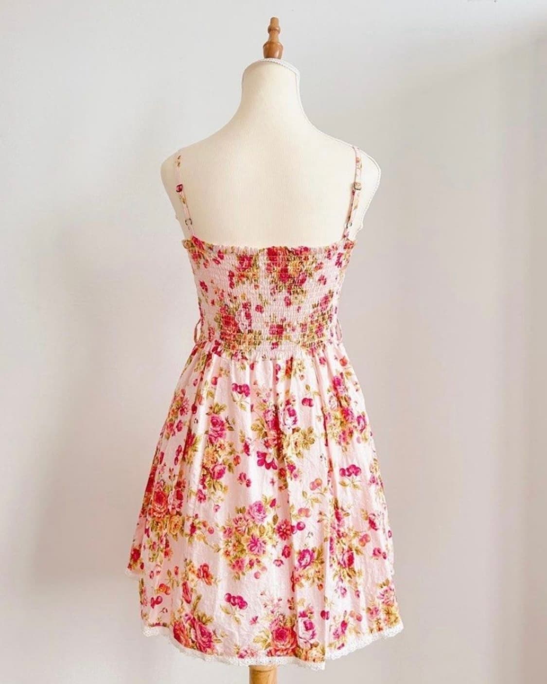 빈티지 리즈리사 고전 플로럴 미니원피스 상품이미지3