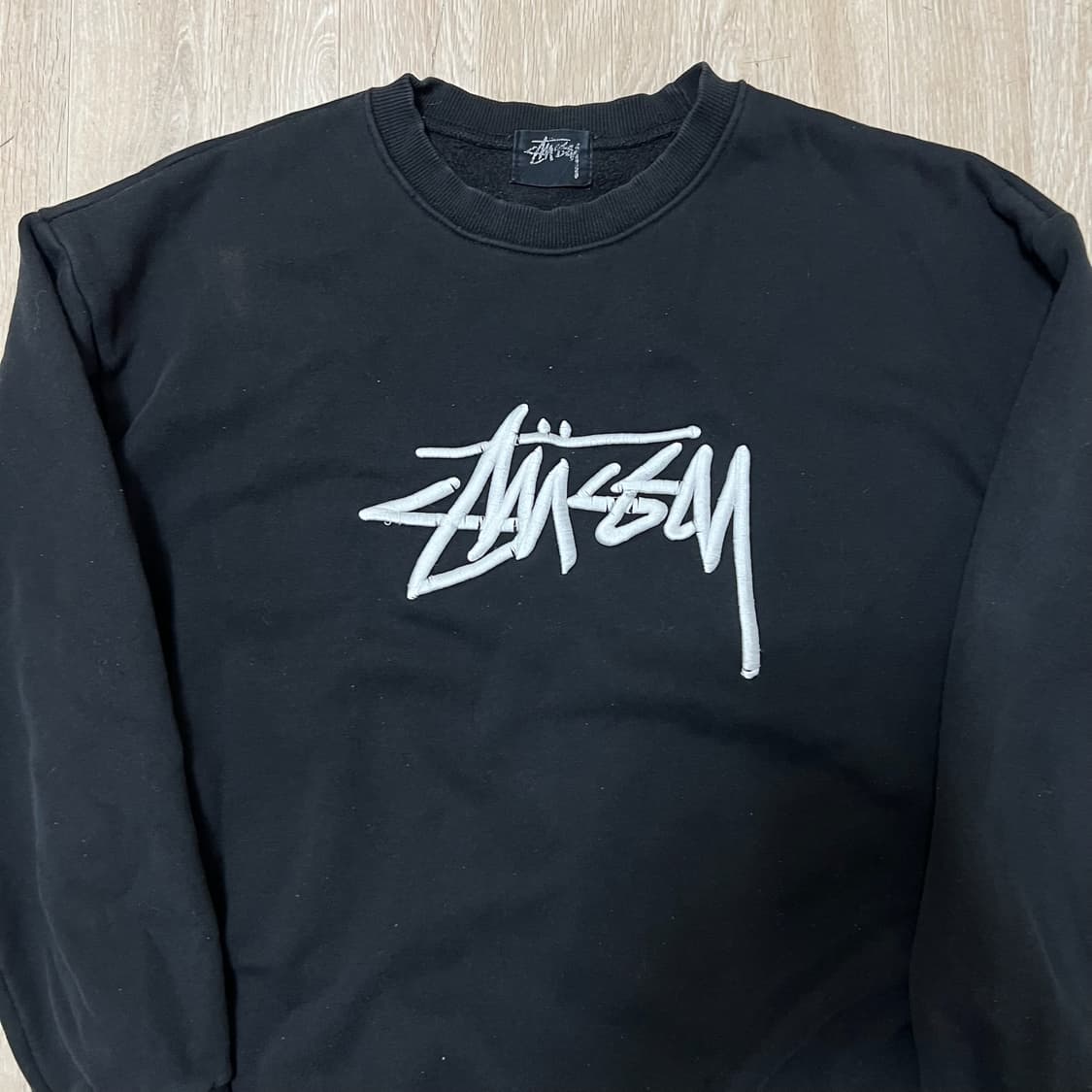 스투시 스탁 빅로고 맨투맨 L/100  상품이미지2