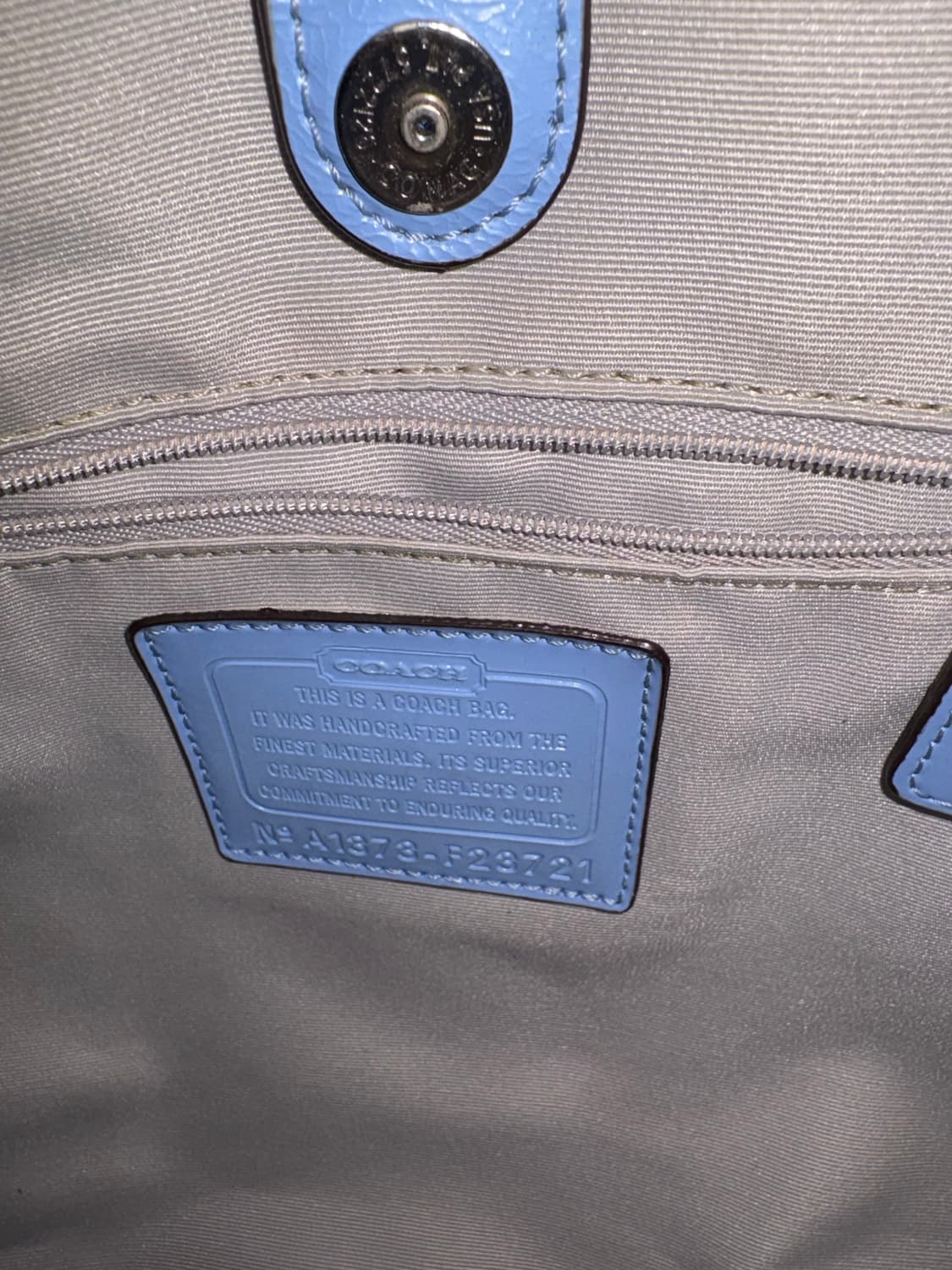 코치 페이튼 시그니처 헤리티지 토트백 스카이 상품이미지7