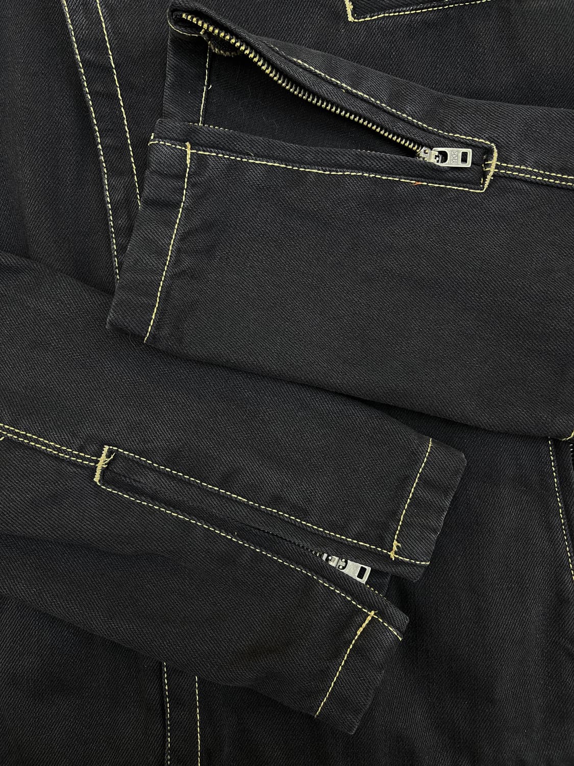 Dkny jeans 코튼 스티치 바이커 자켓 상품이미지8