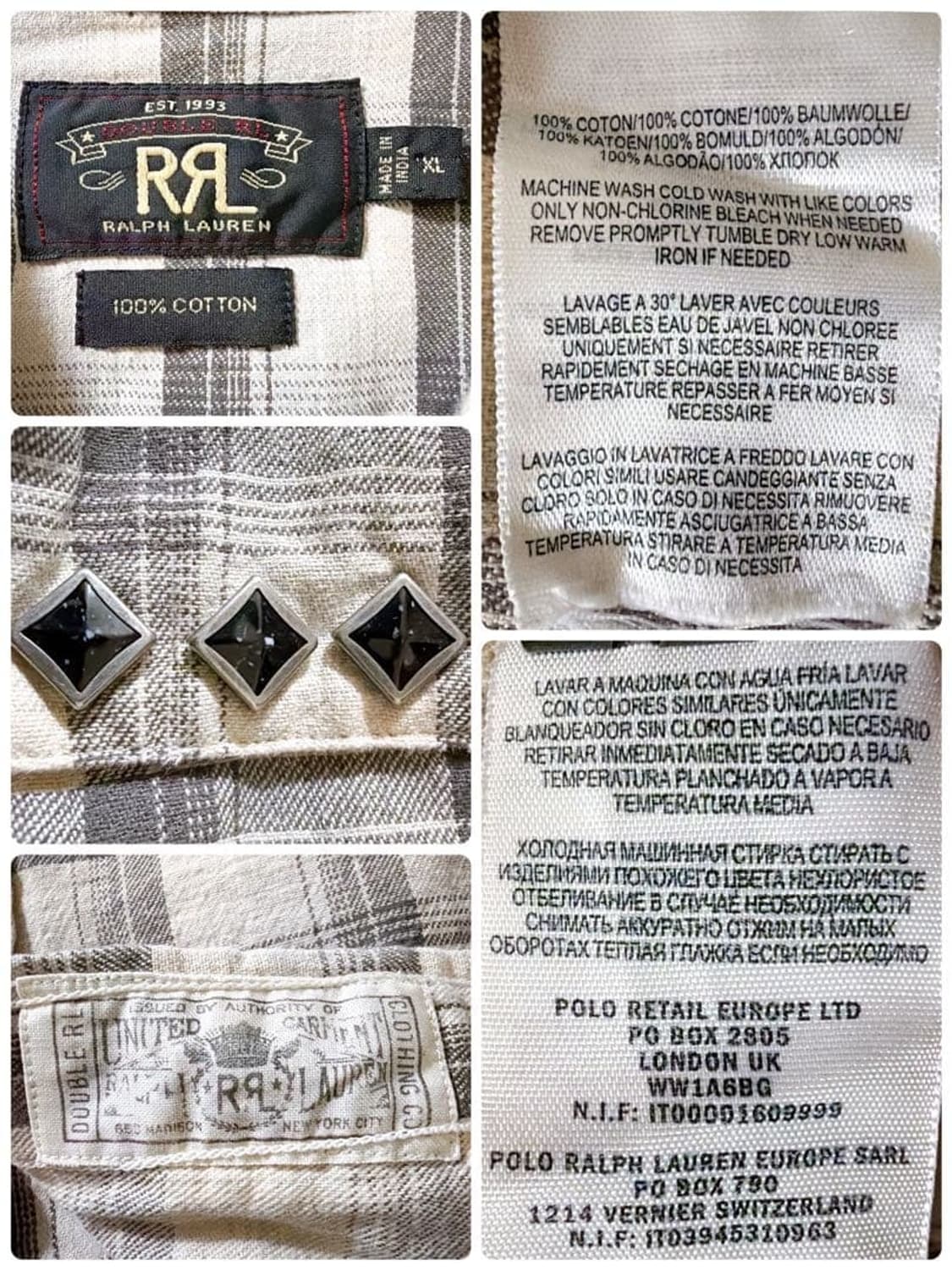RRL 웨스턴셔츠 상품이미지7