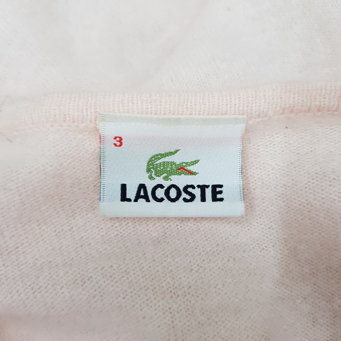 라코스테 LACOSTE 로고 디테일  울 니트 가디건 3사이즈 상품이미지5