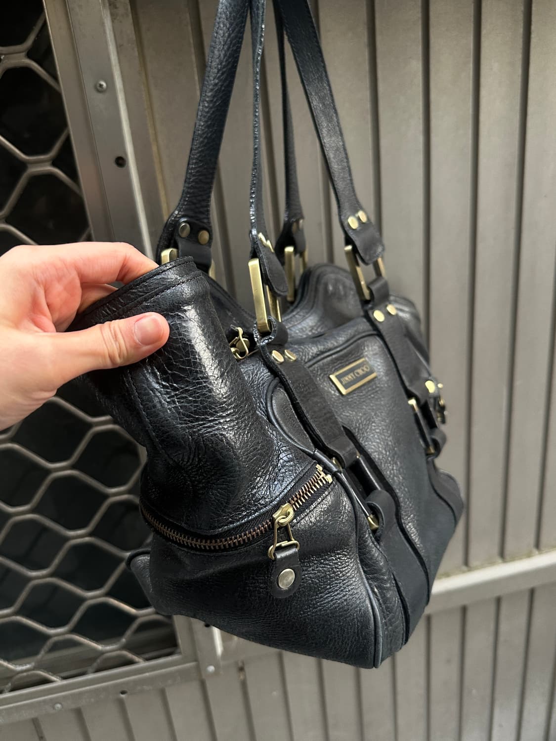 Jimmy Choo old vintage leather bag 상품이미지4