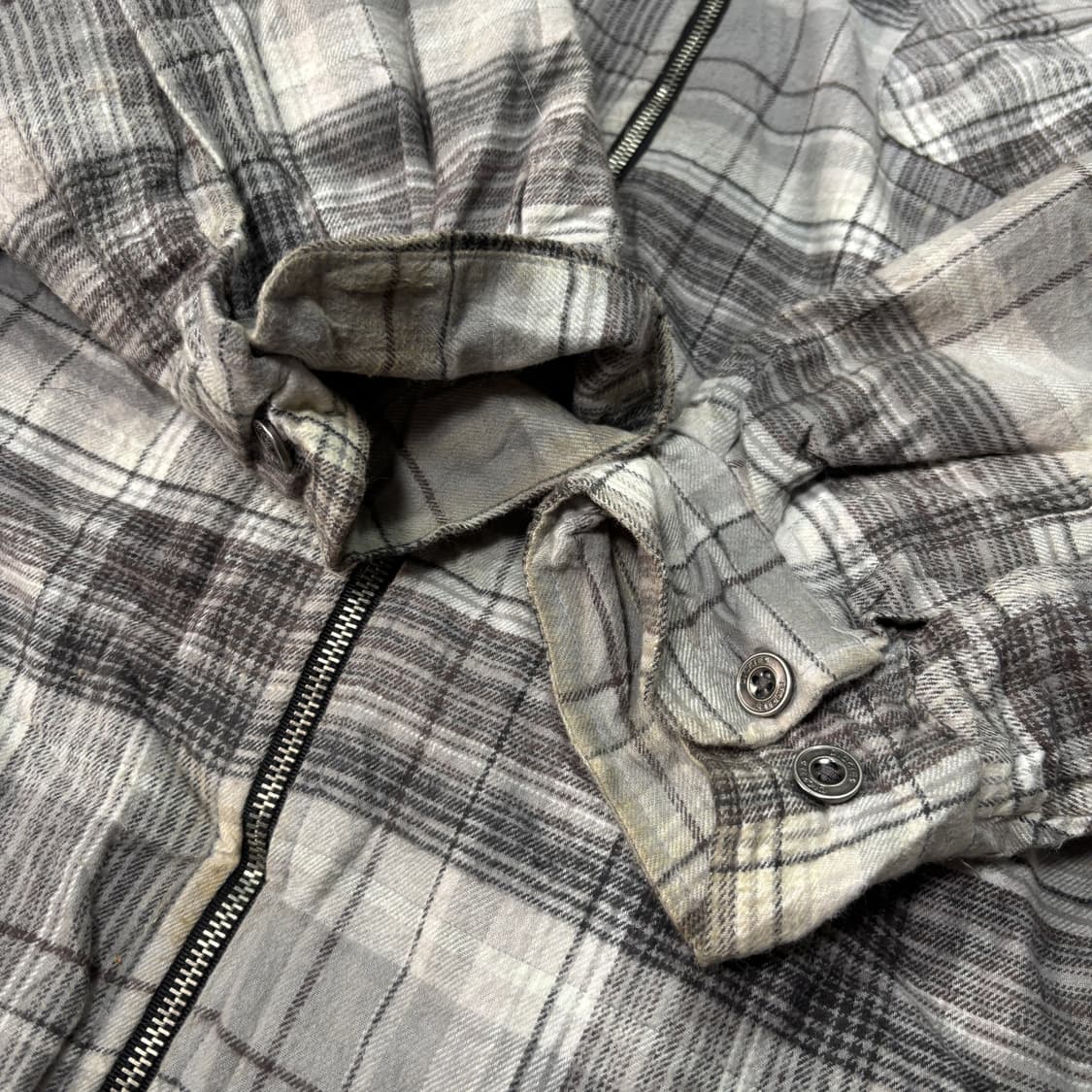디키즈 체크 패턴 후드 자켓 (2XL) 상품이미지4