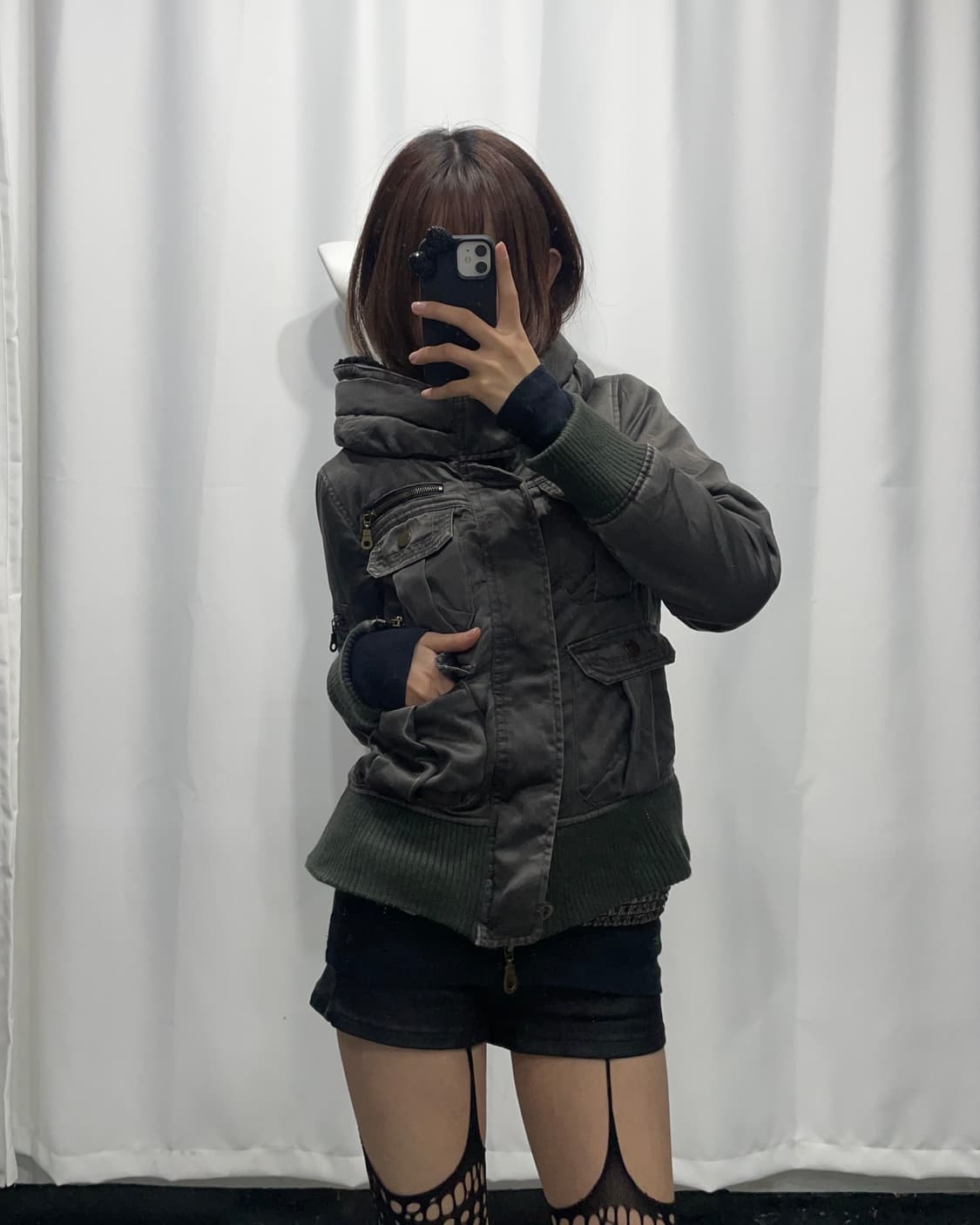 🎸그레이 터틀넥 패딩🎸 상품이미지4