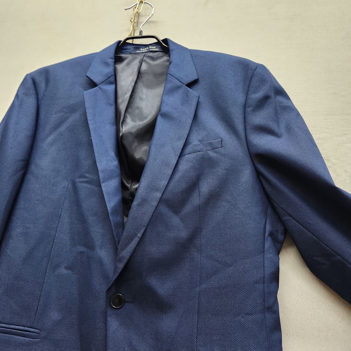 자라 ZARA 블루 남성 블레이저 52(L) 상품이미지3