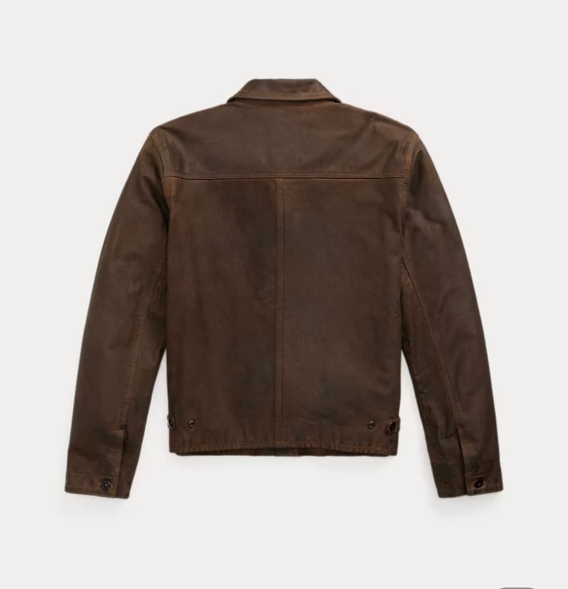 RRL 25fw 오일레더 트러커 L사이즈 상품이미지5