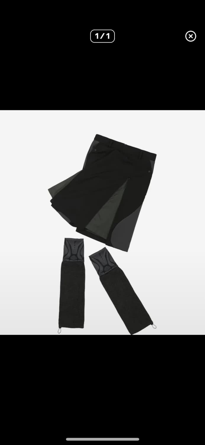 ojos 오호스 레그워머 미드스커트 세트 상품이미지1