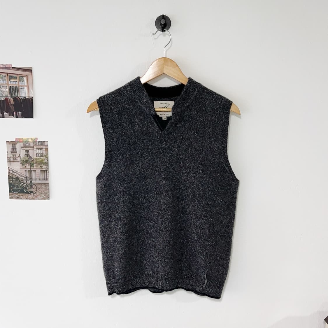 [100] 헨리코튼 울 니트조끼 상품이미지1