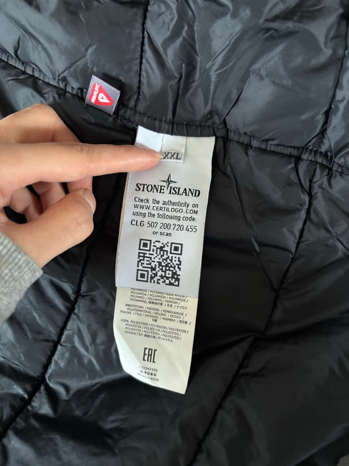 Stone Island 스톤아일랜드 네이비 후드 패딩 자켓 상품이미지8