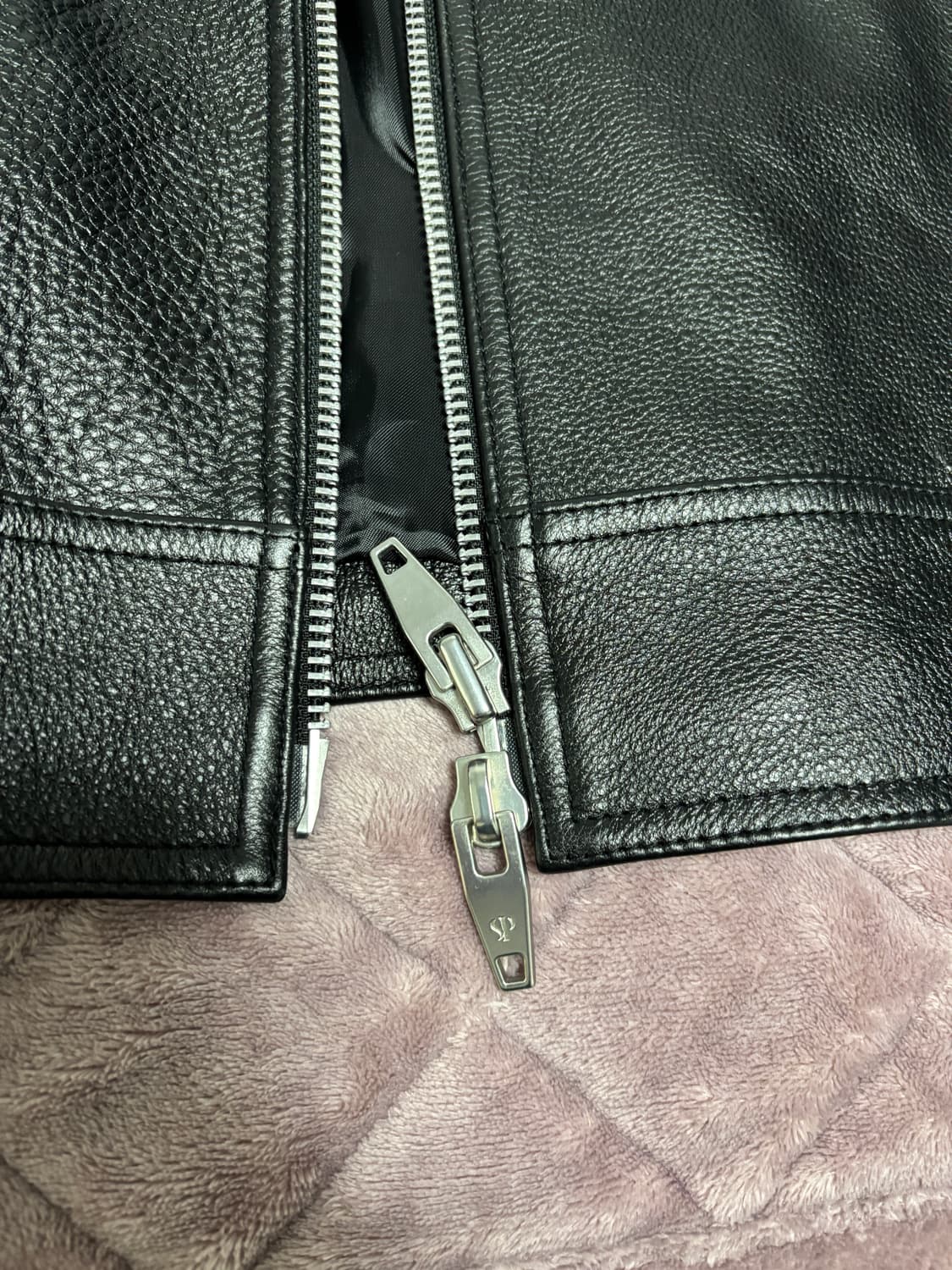 스페로네 카우하이드 싱글 레더 자켓 상품이미지2