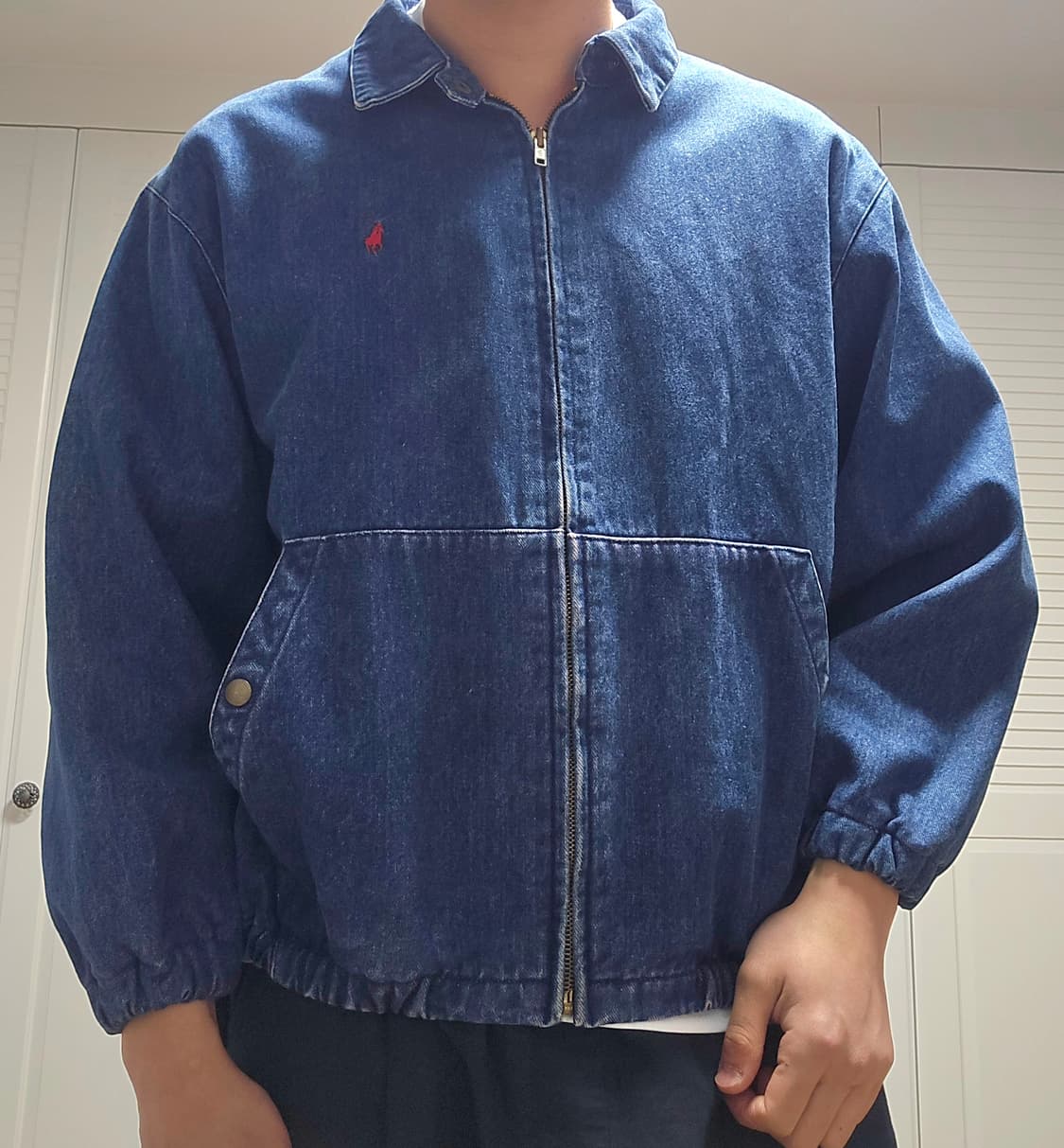 80s 폴로랄프로렌 스윙탑 데님 자켓 M 상품이미지2