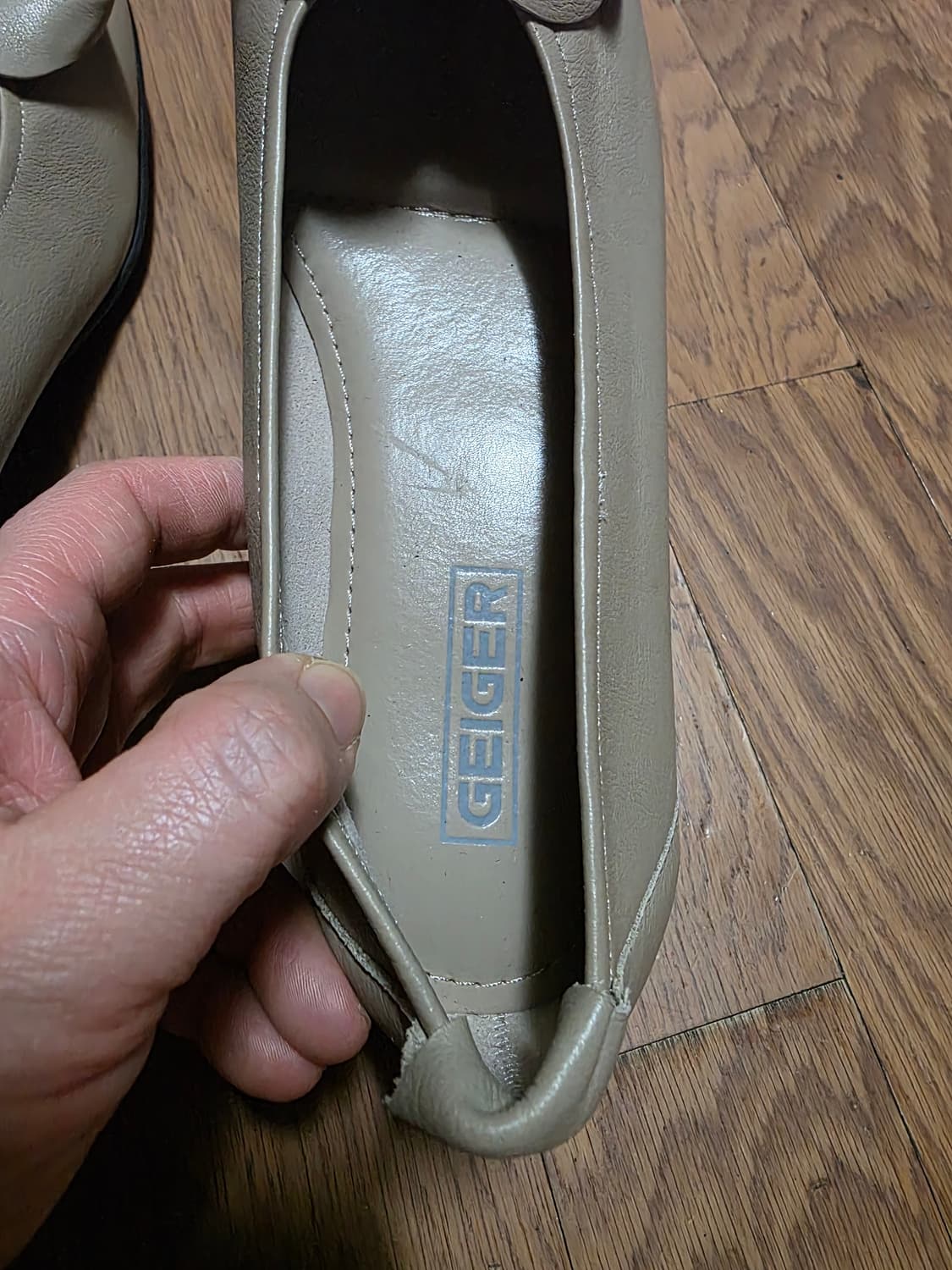 가이거 여성 가죽 단화 상품이미지4