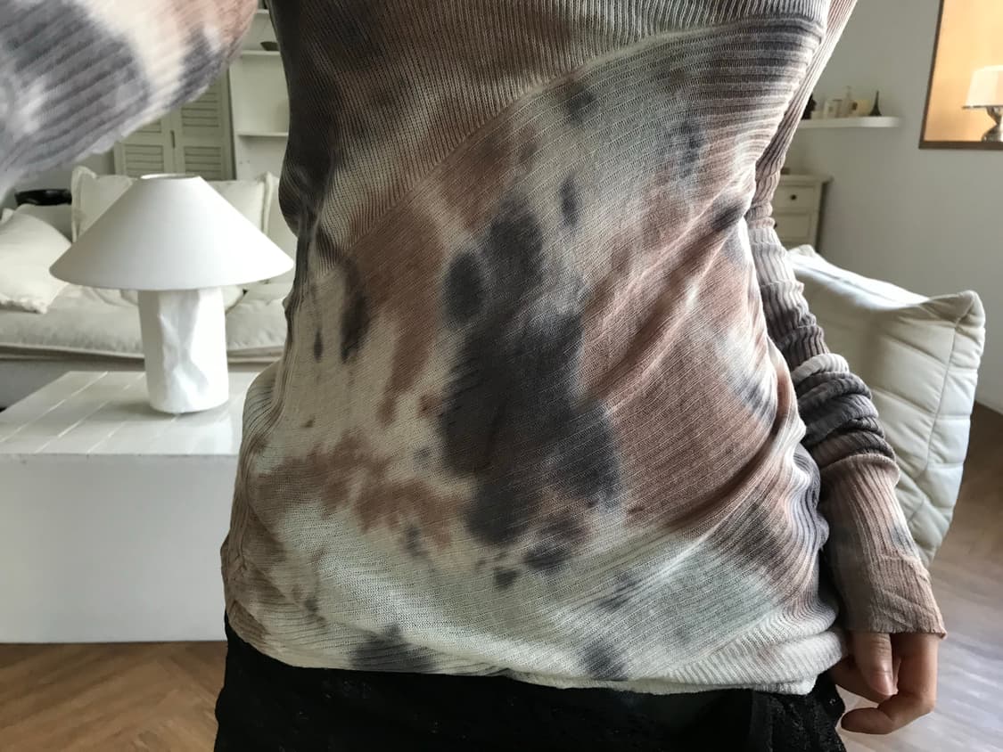 vintage pattern top 상품이미지5