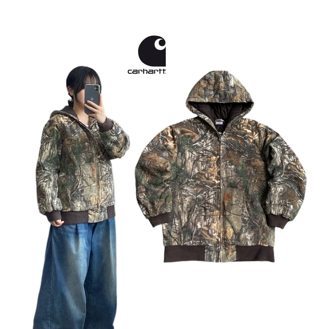 칼하트 리얼트리 덕액티브 후드 워크자켓 상품이미지1
