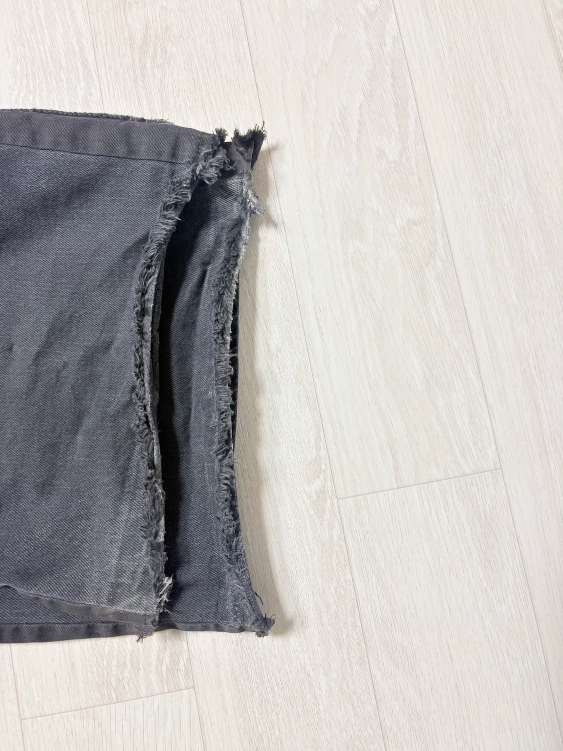 3)폴리테루 리빌드 고시마 데님 워시드블랙 002 상품이미지4