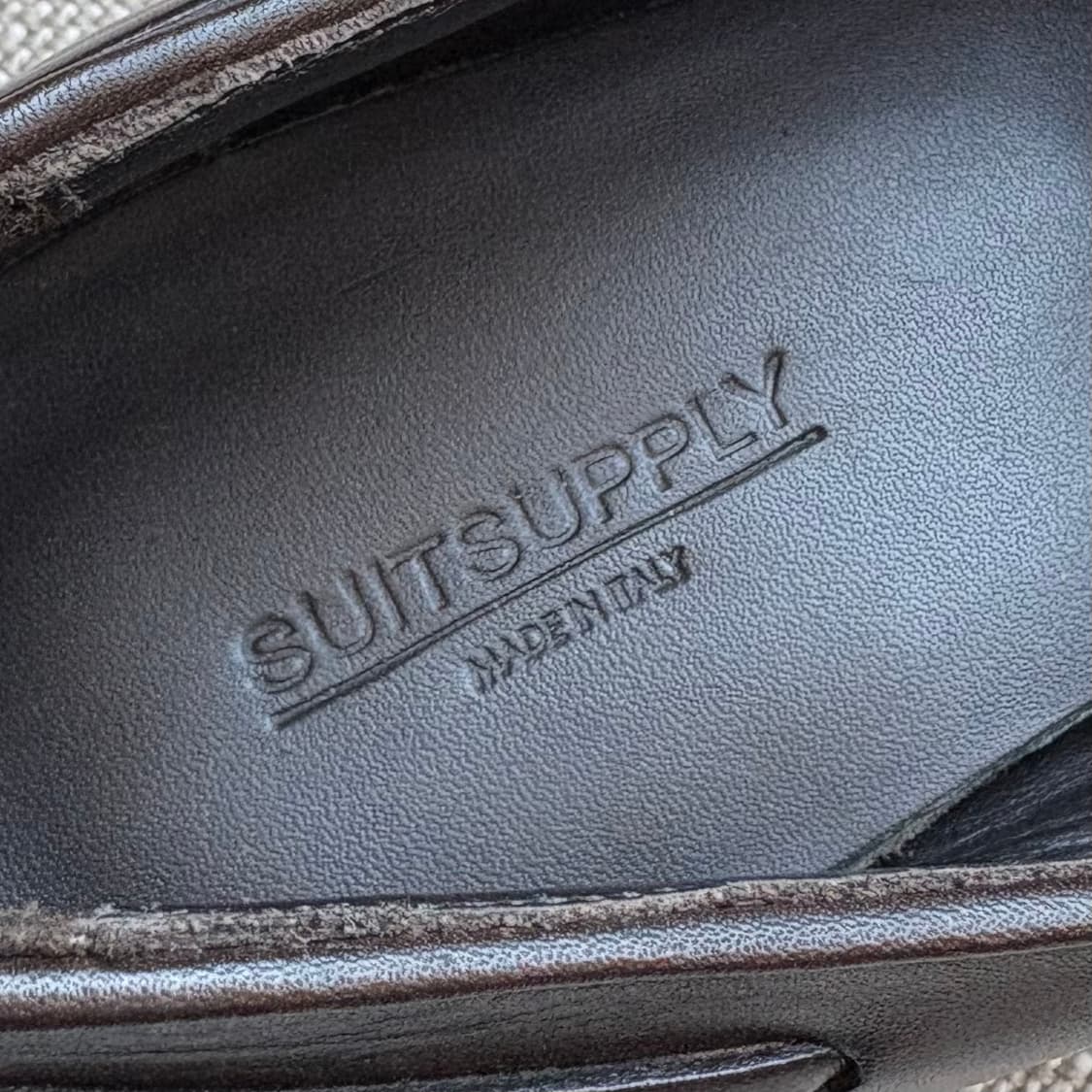 (EU41) Italy SUITSUPPLY 다크 브라운 태슬 로퍼 상품이미지9