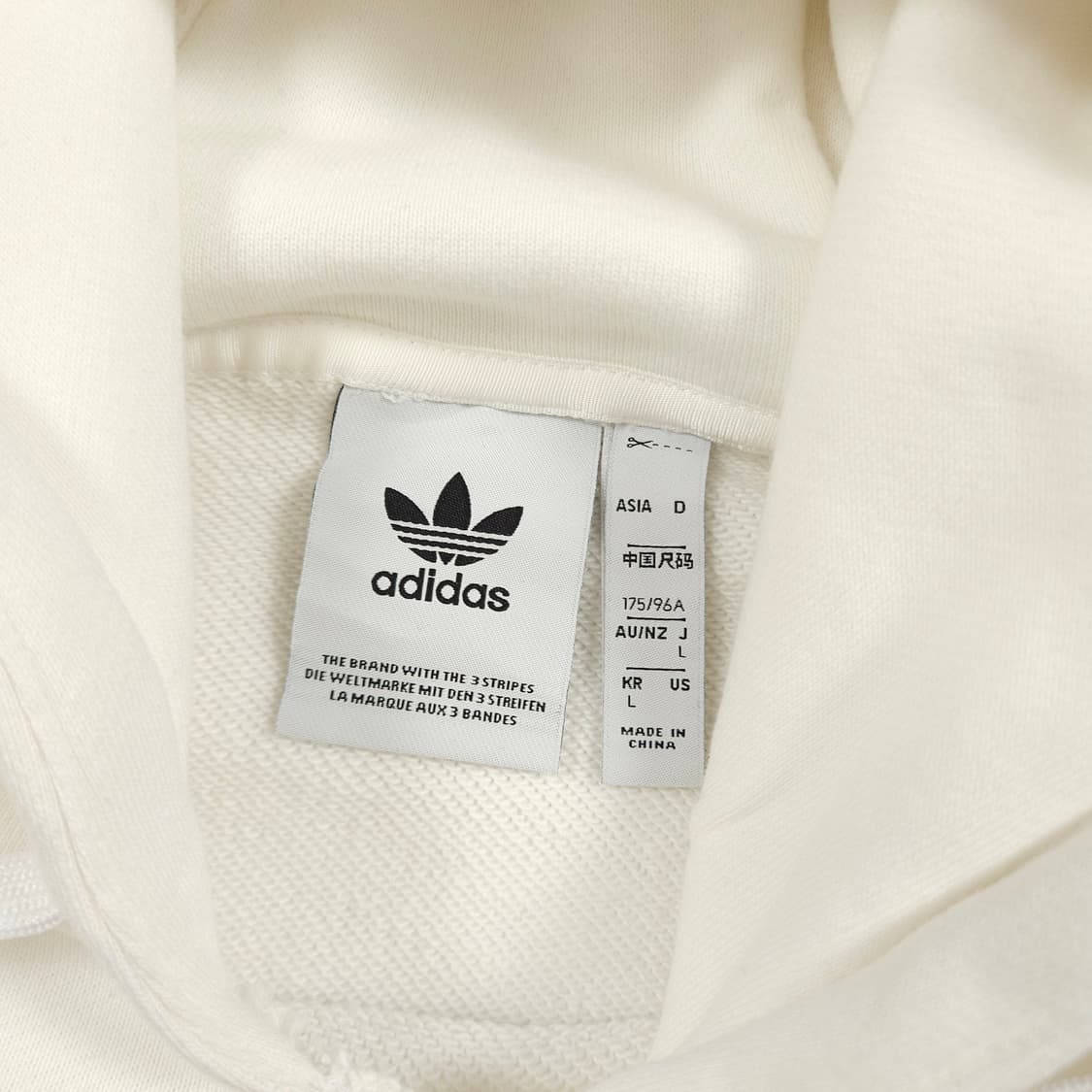 L(100) 아디다스 불꽃 로고 후드티 상품이미지4