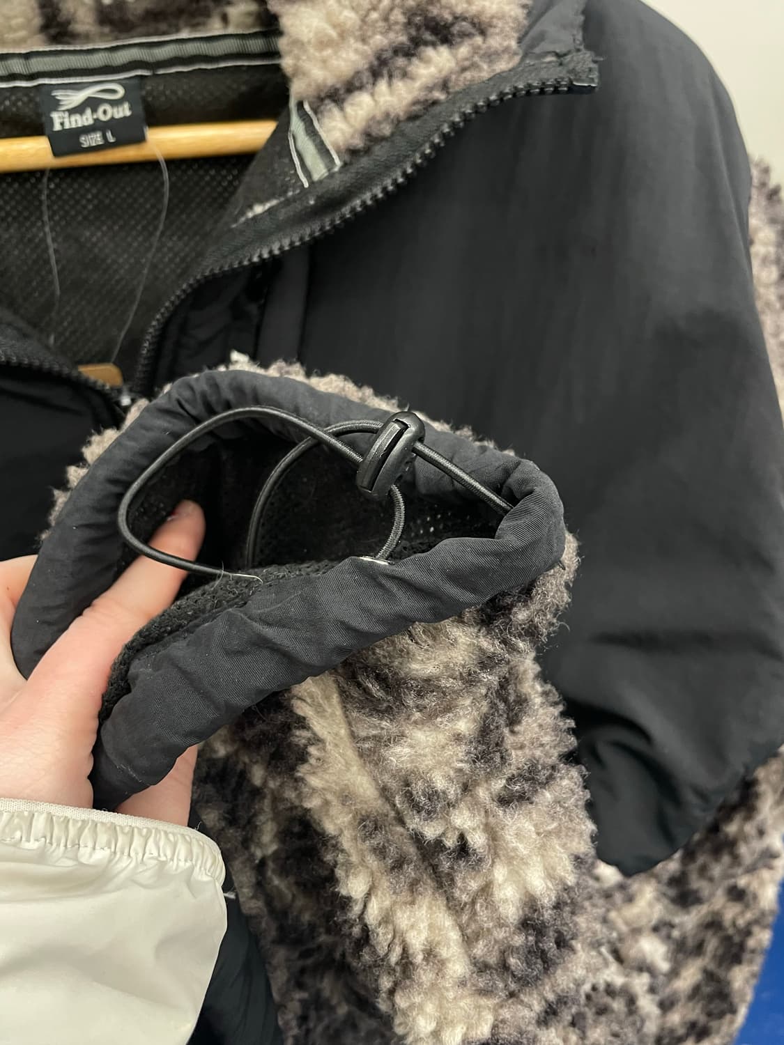 Japanese 레오파드 데날리 후드 후리스 상품이미지8