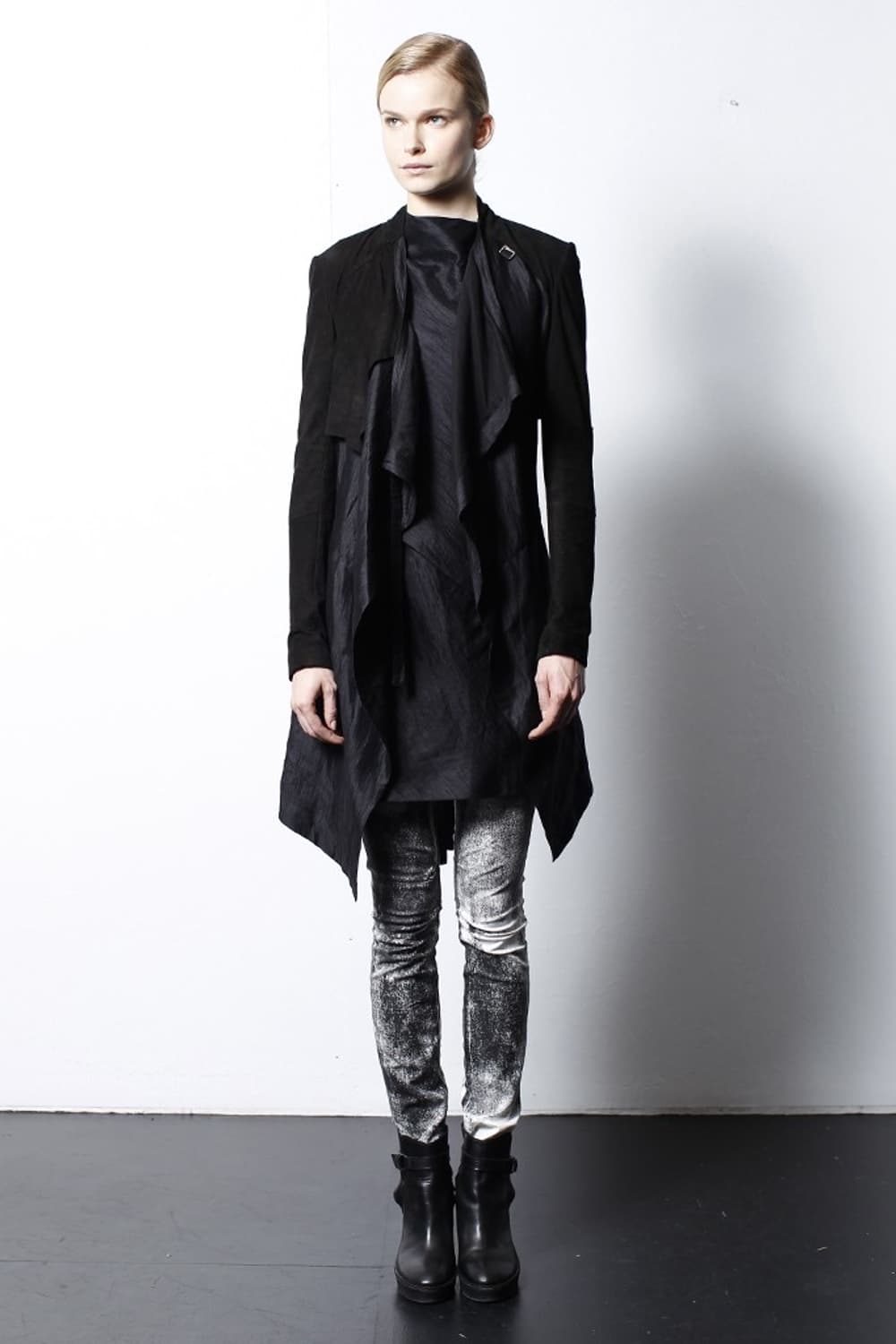 Helmut Lang Draped Suede Coat/ P 상품이미지9