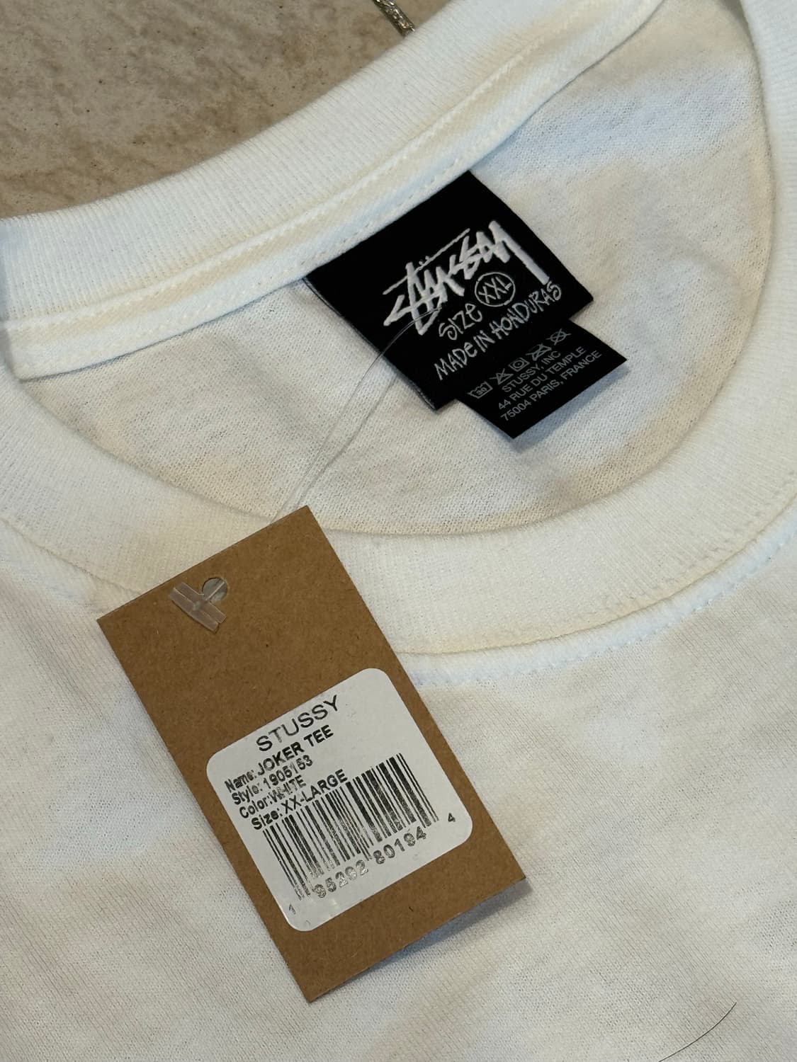 스투시 조커 티셔츠 화이트  상품이미지5