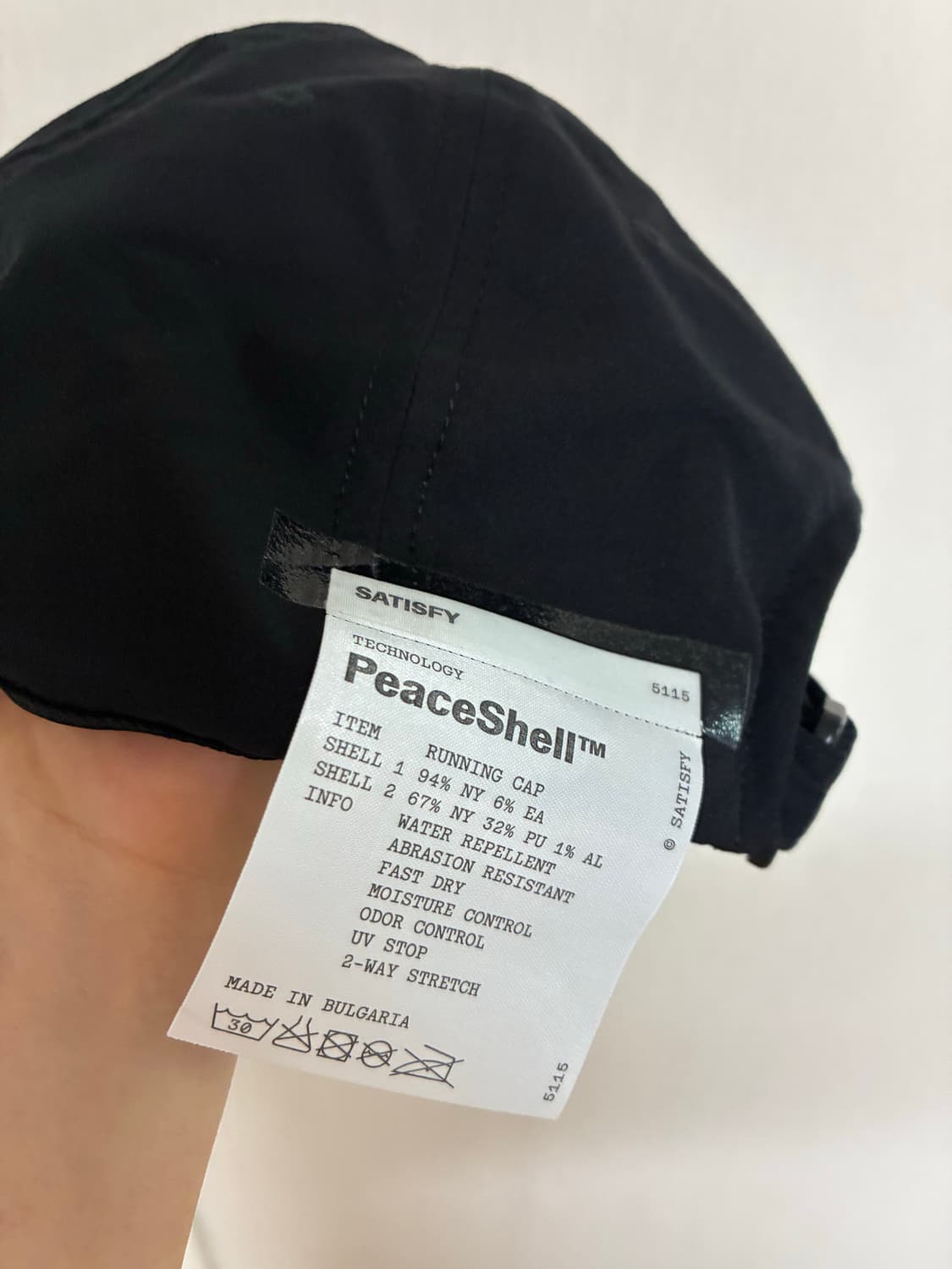 새티스파이 피스쉘 러닝 캡 SATISFY PeaceShell 상품이미지2