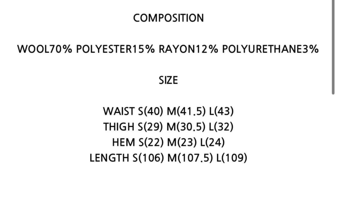 A.ta 에이타 퍼티그 팬츠 쉐도우 그레이 S 상품이미지2