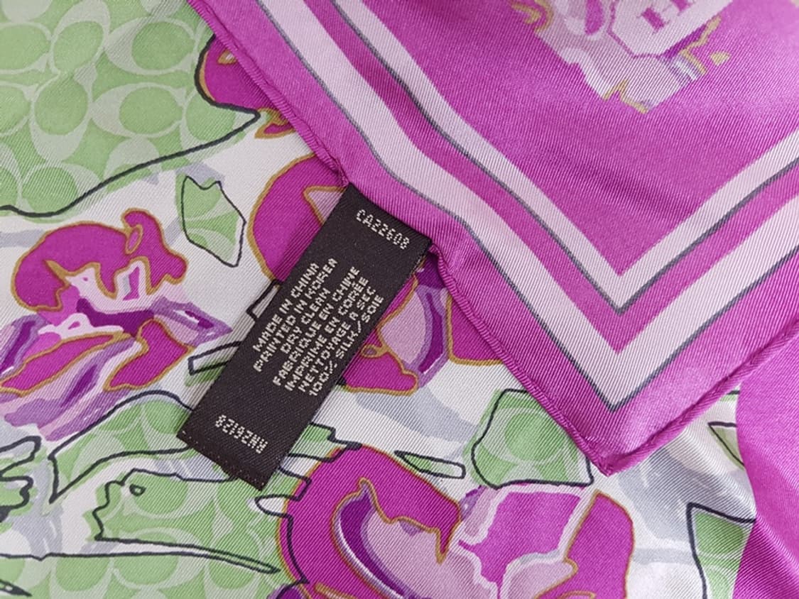 코치 실크 스카프 상품이미지3