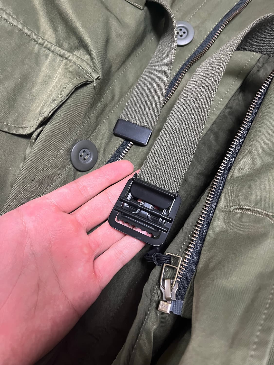 uniform bridge 후드 야상코트 상품이미지4