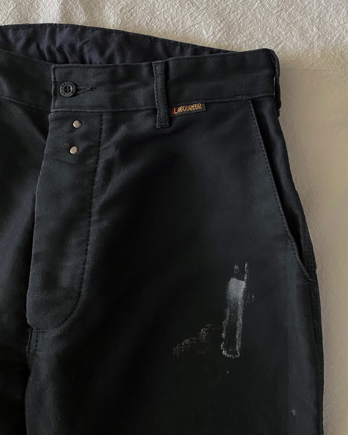 빈티지 Le Laboureur 페인팅 프렌치 워크팬츠 상품이미지3