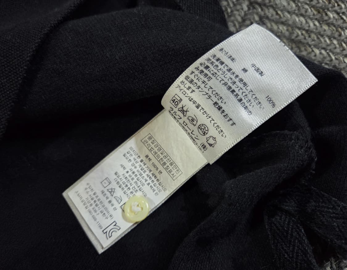 폴로 랄프로렌 빅포니 치프키프 뉴욕 블랙 카라티 상품이미지5