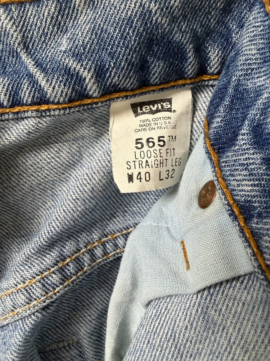 90s 리바이스 565 made in usa 상품이미지3